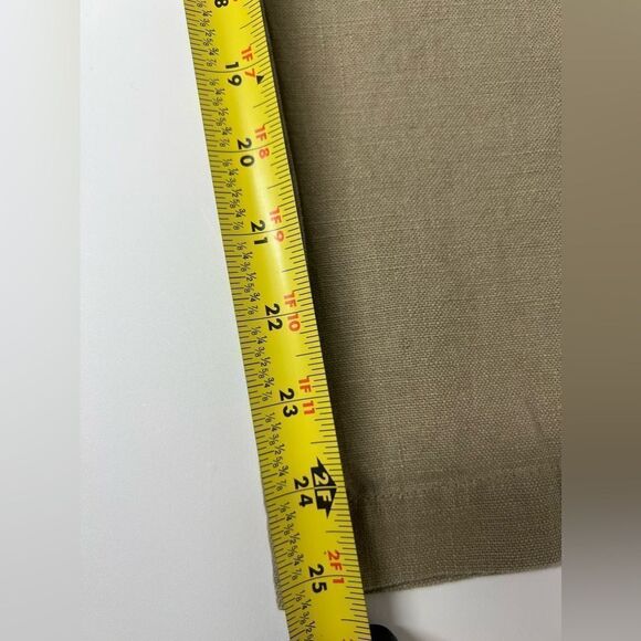 Vintage Arizona High Waist Linen Pants Size 34W/ 25L Beige - Picture 7 of 14